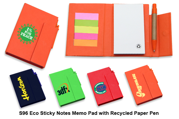 Sticky Notes Menco ECO Sticky Notes Memo w Pen - Foto88.com.sg
